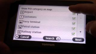 TomTom Pro 5150 Truck satnav Adding POIs [upl. by Enrichetta]