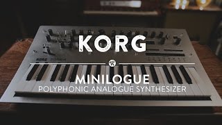 Korg Minilogue Analogue Polyphonic Synthesizer  Reverb Demo Video [upl. by Anivad]