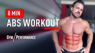 8 Minute ABS WORKOUT To Follow Along [upl. by Krever]