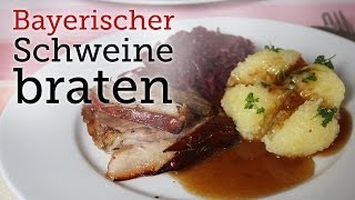 Rezept  Bayerischer Schweinebraten Red Kitchen  Folge 4 [upl. by Nhaj]