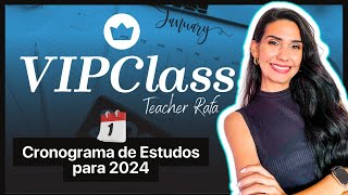 MONTANDO SEU CRONOGRAMA PARA ESTUDAR INGLÊS EM 2024  VIPCLASS [upl. by Rozele]