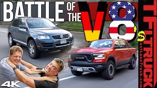 Ram Rebel vs VW Touareg 4x4 Worst MPG Battle We Are Shocked By the Results  Ram Rebel Rouser Ep6 [upl. by Eboj]