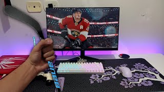 VIREI JOGADOR DE HÓQUEI NO GELO POR 1 DIA  NHL24 [upl. by Oakleil677]