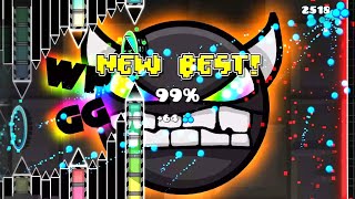 The Furious Hard Demon by Knobbelboy  Geometry Dash 211 [upl. by Enylekcaj]