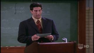 Friends  Ross Teaches with a British Accent Season 6 [upl. by Kilroy]