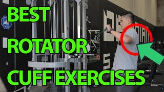 Top 5 Rotator Cuff Exercises  Prehab Rehab Shoulder Injuries [upl. by Riggall]