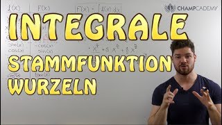 Integralrechnung Stammfunktion Wurzeln [upl. by Edelson]