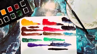 New watercolors swatching video [upl. by Leirda]