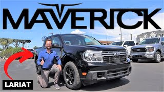 NEW Ford Maverick Lariat The Lamborghini Of Small Pickup Trucks [upl. by Nylcaj]