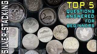 Top 5 Questions Answered For New Silver Stackers [upl. by Shermy173]