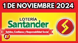 Resultado LOTERIA DE SANTANDER VIERNES 1 de noviembre de 2024 💫✅💰 [upl. by Adnoved274]