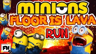 Minions Floor Is Lava 🔥 Chase  Brain Break  Movement Activity GoNoodle Inspired [upl. by Natanoj]