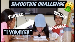 SMOOTHIE CHALLENGE GONE WRONG [upl. by Claretta]