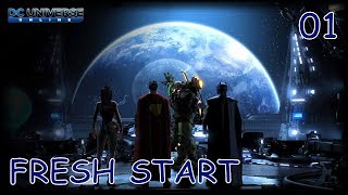 DC UNIVERSE ONLINE Gameplay Walkthrough Part 1  XBOX ONE X  Fresh Start No Commentary [upl. by Yetti]