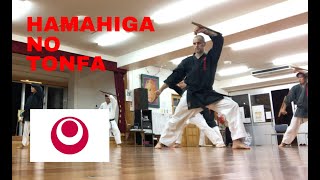 Tonfa Kobudo kata  Hamahiga No Tonfa [upl. by Etiragram]