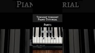 Tonight Tonight  Piano Tutorial Part 1 [upl. by Eninnej]