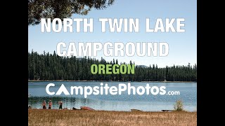 North Twin Lake Campground Deschutes National Forest Oregon Campsite Photos [upl. by Christin]