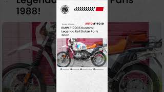 BMW R100GS Kustom Legenda Reli Dakar Paris 1988 [upl. by Yrmac]