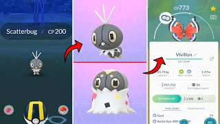 How to Catch Scatterbug amp Vivillon in Pokemon Go [upl. by Mcgraw413]