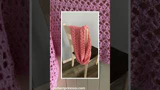 Rectangle Shawl Victoria Lacy Shawl Free Pattern crochetpattern [upl. by Oina]