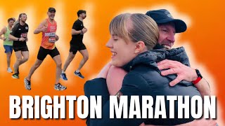 Brighton Marathon 2023 Race Vlog Sub 330 Attempt [upl. by Hecklau]