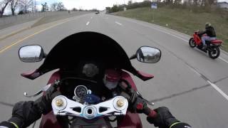 2005 ZX10r vs Corvettes [upl. by Tuck947]