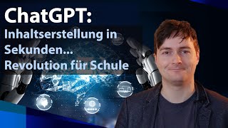 ChatGPT Gamechanger für Lehrer und Schüler  Aufgaben automatisiert erstellen [upl. by Pressey]