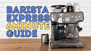 Beginners Guide on How To Use the Breville Barista Express Espresso Machine [upl. by Ayanad]