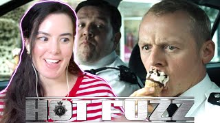 HOT FUZZ 2007 MOVIE REACTION FIRST TIME WATCHING [upl. by Marilou]