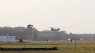 Chinook Rooftop landing  GilzeRijen 02  12  2013 [upl. by Leunad569]