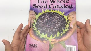 2020 Whole Seed Catalog from Baker Creek Heirloom Seed Company RareSeedsBC [upl. by Eniamurt]