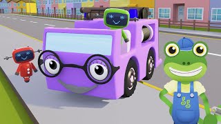 5 Little Fire Trucks Nursery Rhymes amp Kids Song  Geckos Garage  Trucks Songs For Children [upl. by Labannah317]