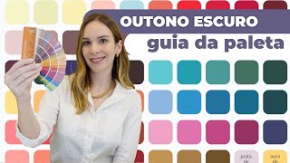 Coloração pessoal paleta OUTONO ESCURO como usar make acessórios cabelo etc [upl. by Htiekal]