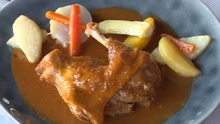 Recette  poule au vinaigre  Météo à la carte [upl. by Ynnel]