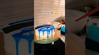 Simple cake decoration ideas cake shortsfeed cakedesign cakeart food cakeintelugu viralvideo [upl. by Rhetta]