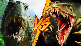 TREX MAX Vs ALL CARNIVORE DINOSAURS  Jurassic World Evolution [upl. by Pallaten]