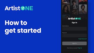 ArtistOne  How to Start Your Journey [upl. by Eerised]