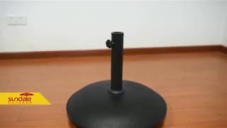 How to Assemble Umbrella Base SKU SDUS006 [upl. by Dickey]