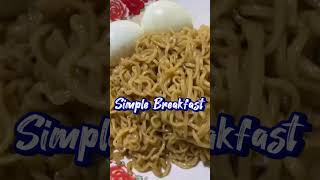 PANCIT CANTON AND BOILED EGG breakfast shorts [upl. by Clarke]