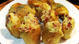 Papas o patatas rellenas ideal para acompañar todo tipo de carne [upl. by Aileve585]