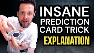 Insane Prediction Card Trick Tutorial EASY TO DO Magic Trick… Freak People Out EVERYTIME [upl. by Iver]