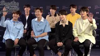 LEGENDADO Entrevista com o BTS o que eles mais gostam em si [upl. by Marlon]