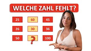 🤯 VERVOLLSTÄNDIGE DIE REIHE  Welche Zahl fehlt  Einstellungstest Logik  Zahlenreihe lösen [upl. by Harutek]