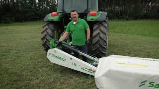 How to set up SaMASZ Samba 240 disc mower [upl. by Bopp930]