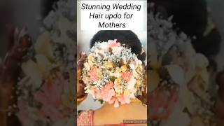 Stunning Wedding Hair updo for MothersWedding hairstyleswedding updoviraltrendingyt shorts [upl. by Hniv]