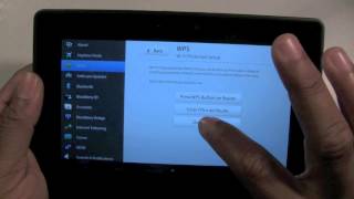 Blackberry Playbook How to Connect to Wifi​​​  H2TechVideos​​​ [upl. by Allebram138]