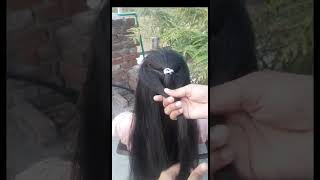 beautiful hairstyle for school girls long hairyoutubeshorts shorts hairstyles braids hair [upl. by Eoin]