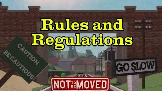 Rules and Regulations [upl. by Amiel]