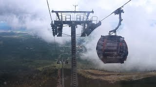 The Štart  Skalnaté pleso ropeway  A lomnici quotközépsőquot lanovka [upl. by Annairda372]