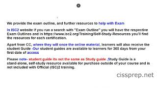 ISC2s Incoherent Response to My Follow Up Question [upl. by Carola]